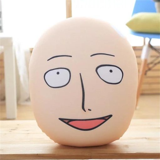 ONE PUNCH MAN Toys Saitama Plush Doll Pillow PUNCH MAN Funny Cushion Japanese Anime Peripheral Pillow 3 - One Punch Man Merch