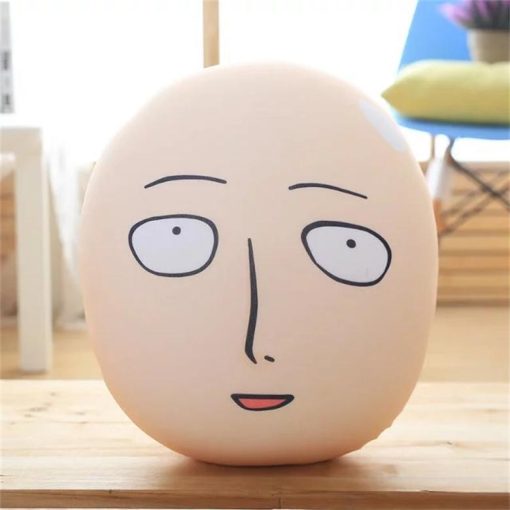 ONE PUNCH MAN Toys Saitama Plush Doll Pillow PUNCH MAN Funny Cushion Japanese Anime Peripheral Pillow 4 - One Punch Man Merch