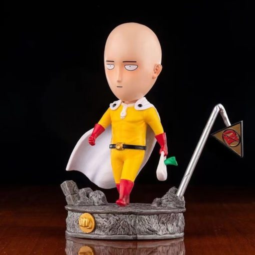 One Punch Man Anime Figure Saitama Version Q Buy Vegetables Interest Action Figure Collection Model Dolls 3 - One Punch Man Merch