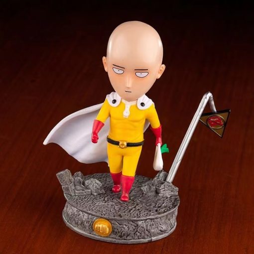 One Punch Man Anime Figure Saitama Version Q Buy Vegetables Interest Action Figure Collection Model Dolls 5 - One Punch Man Merch