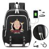 One Punch Man Anime backpack USB Charging Port and Lock Headphone interface school bag - One Punch Man Merch