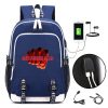 One Punch Man Anime backpack USB Charging Port and Lock Headphone interface school bag 2 - One Punch Man Merch