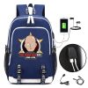 One Punch Man Anime backpack USB Charging Port and Lock Headphone interface school bag 3 - One Punch Man Merch