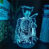 One Punch Man Garou Acrylic 3D Illusion Lamp Anime Figure Led Night Light Bedroom Decor Nightlight 1 - One Punch Man Merch