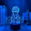 One Punch Man Genos Led Night Light for Bedroom Decor Nightlight Birthday Gift Anime 3d Lamp 1 - One Punch Man Merch