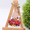 One Punch Man Keychain Series 2 Cute Double Sided Saitama Key Chain Pendant Acrylic Anime Accessories 1 - One Punch Man Merch