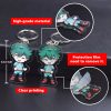 One Punch Man Keychain Series 2 Cute Double Sided Saitama Key Chain Pendant Acrylic Anime Accessories 3 - One Punch Man Merch