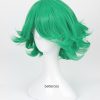 One Punch Man Senritsu No Tatsumaki Cosplay Wig Green Curly Heat Resistant Synthetic Hair Wig Wig 1 - One Punch Man Merch