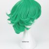 One Punch Man Senritsu No Tatsumaki Cosplay Wig Green Curly Heat Resistant Synthetic Hair Wig Wig 3 - One Punch Man Merch