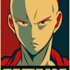 Vintage Japanese Anime One Punch Man Poster Retro Kraft Paper Posters Wall Sticker Home Decor Living 23 - One Punch Man Merch