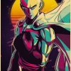 Vintage Japanese Anime One Punch Man Poster Retro Kraft Paper Posters Wall Sticker Home Decor Living 32 - One Punch Man Merch