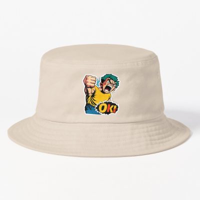 Merch,Punch-Ok Sticker Bucket Hat Official One Punch Man Merch