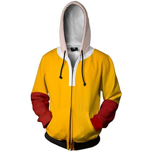 Newest Autumn 3D One Punch Man Hero Saitama Cartoon Men Hoodie Streetwear Hooded Jacket Sweatshirt Anime - One Punch Man Merch