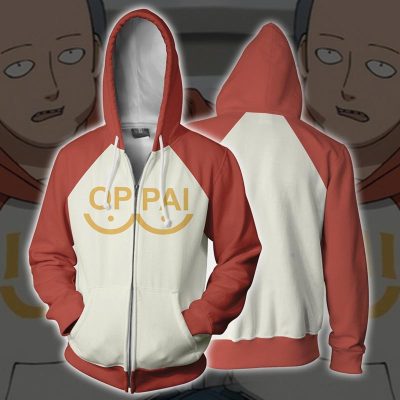 One Punch Man Hero Saitama Oppai Cosplay Costume Pullover Hoodie Adult Men Women Casual Pullover Hooded - One Punch Man Merch