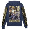 genos Zip Hoodie Back Mockup - One Punch Man Merch