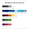 tank top color chart - One Punch Man Merch