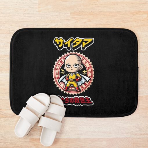 urbathmat flatlay context smallsquare750x1000.1u5 8 - One Punch Man Merch