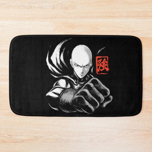 urbathmat flatlay largesquare1000x1000.1u5 1 - One Punch Man Merch