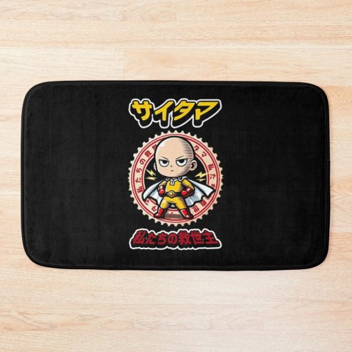 urbathmat flatlay largesquare1000x1000.1u5 8 - One Punch Man Merch