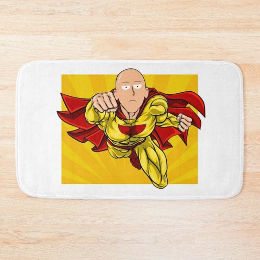 urbathmat flatlay largesquare1000x1000.1u5 9 - One Punch Man Merch