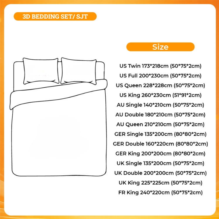 3D BEDDING SET - One Punch Man Merch